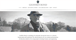 Desktop Screenshot of geoffreybondbooks.com
